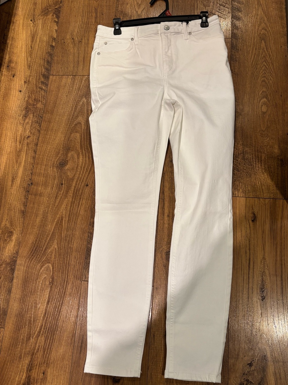 Simply Vera Vera Wang White Skinny High-Rise Jeans ~ New